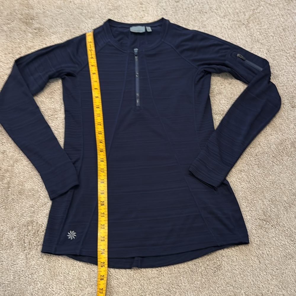Athleta Like New -  Blue Long Sleeve Pacifica Top - Picture 3 of 6